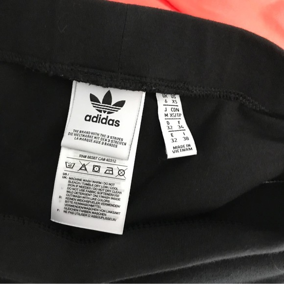 adidas Tape Logo Tights Leggings Women – Black - Picture 5 of 6